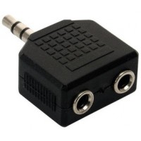 Adaptador Audio Netmak Plug 3.5m A 2 / 3.5h