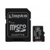 Memoria Micro-sd 128gb Kingston Canvas + Adaptador