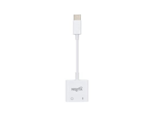 Adaptador Nisuta Usb C Audio 3.5Mm H - Usb C M - Image 2
