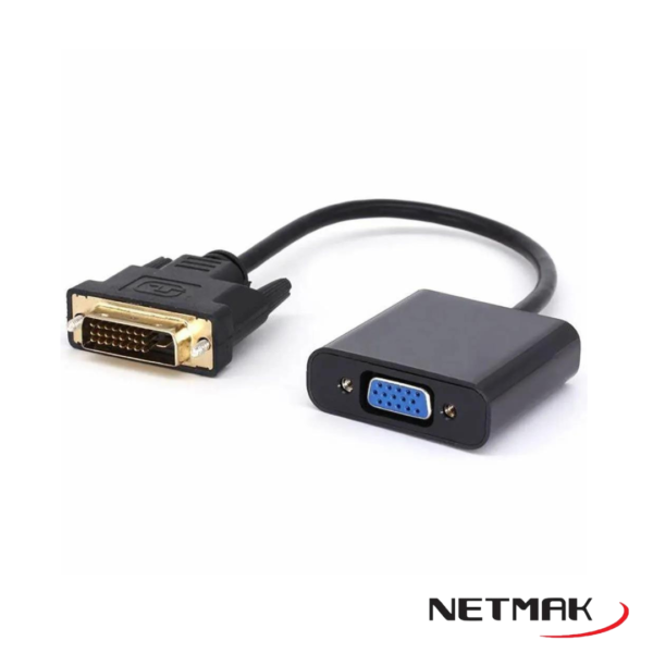 Adaptador Dvi-M 24+1 A Vga-H Netmak