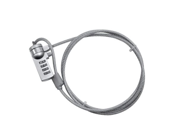 Cable Seguridad Con Candado Clave Nisuta