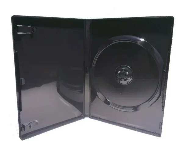 CAJA PORTA DVD X 1 NEGRA