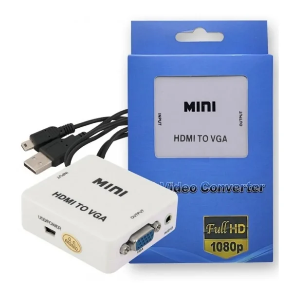 Conversor Vga C/Audio 3.5Mm A HDMI Int.Co - Image 3