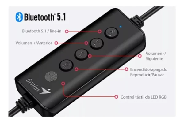 Parlante Genius Bluetooth Usb - Image 4