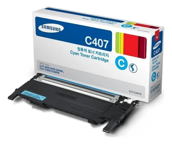 Toner Original Samsung Clt-C407S Cyan