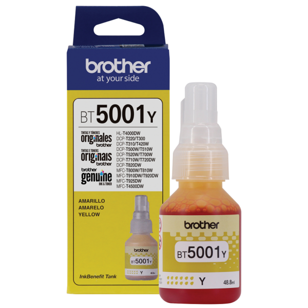 Tinta Brother Original Btd-5001A Amarillo